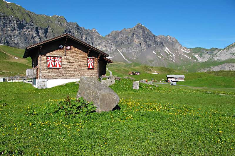 Blick Richtung dem nächsten Ziel - der Grat an rechten Seite