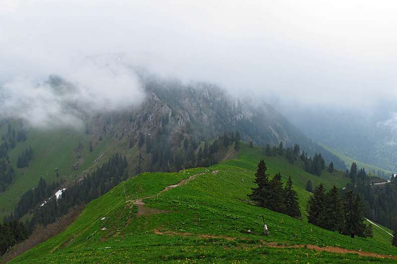 Bleikigrat im Nebel