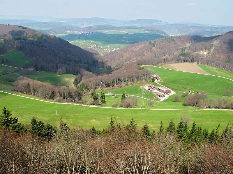 Blick von Geissflue Richtung NW - Baselland