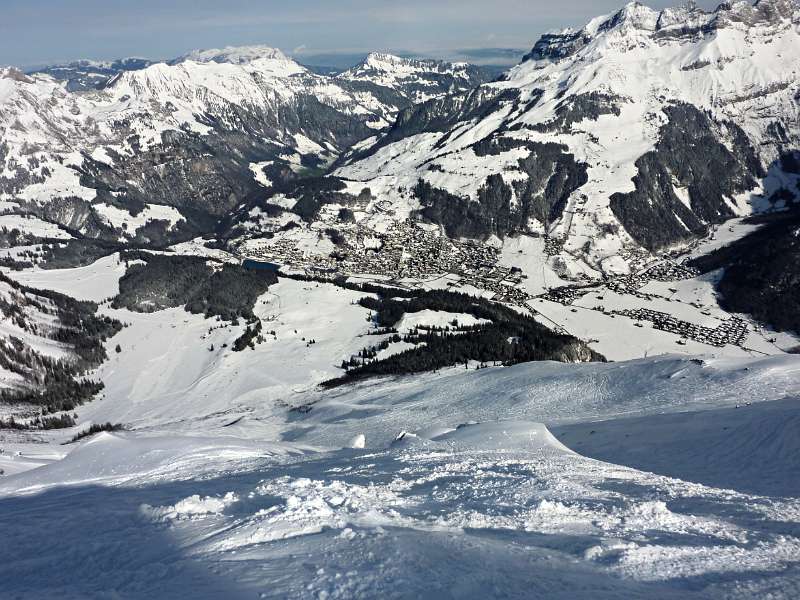 Gerschnialp und Engelberg von Laubersgrat aus