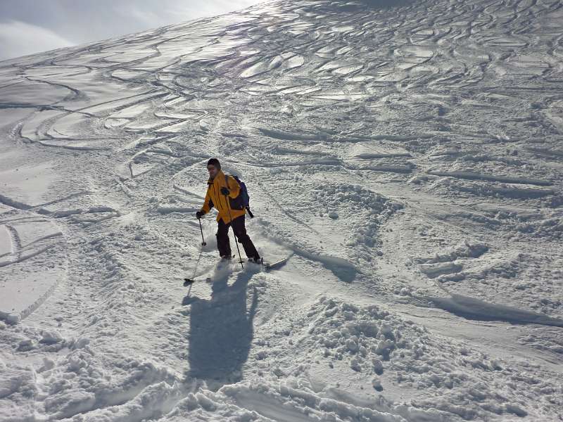 Schöner Pulverschnee