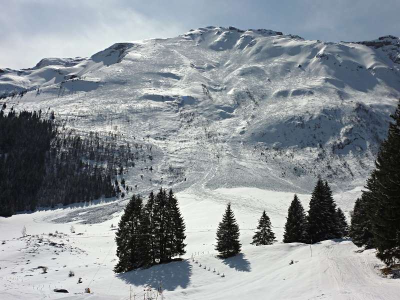 Die Laub-Abfahrtroute von Gerschnialp aus