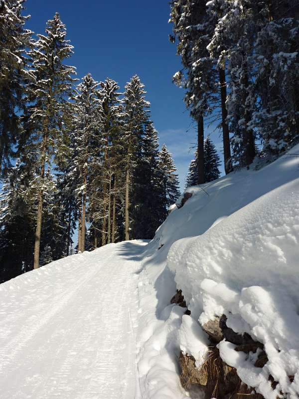 Schönes Wetter und viel Schnee