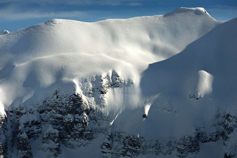 Was für unberührte Hänge! View vom Rütistein