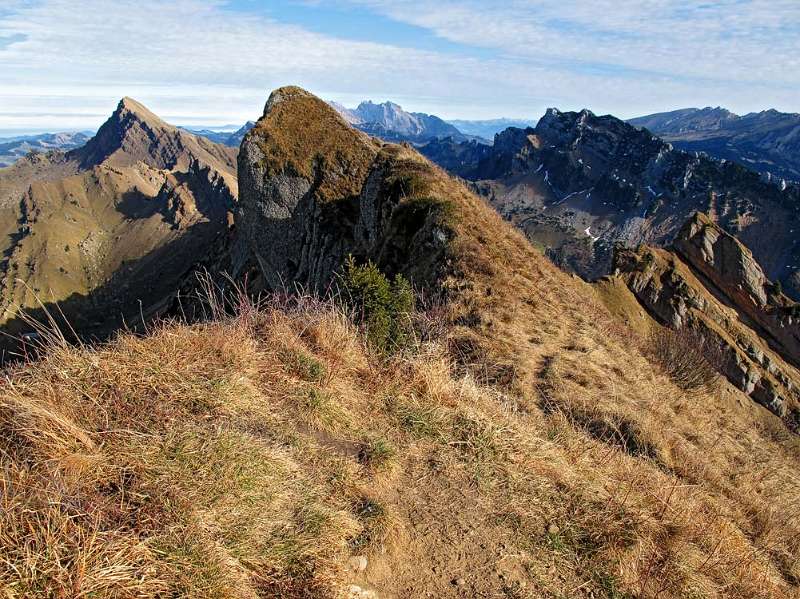 Der Blick Richtung Speer vom Federispitz