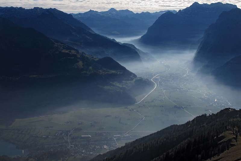 Blick Richtung Glarus