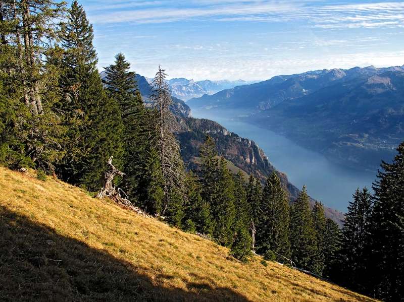 Walensee im Abstieg