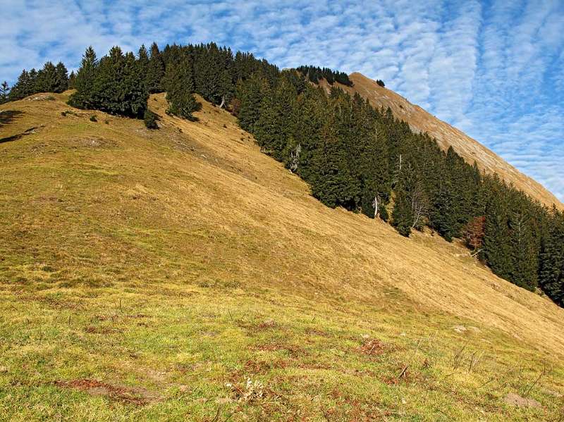 Blick zurück auf Plättlispitz