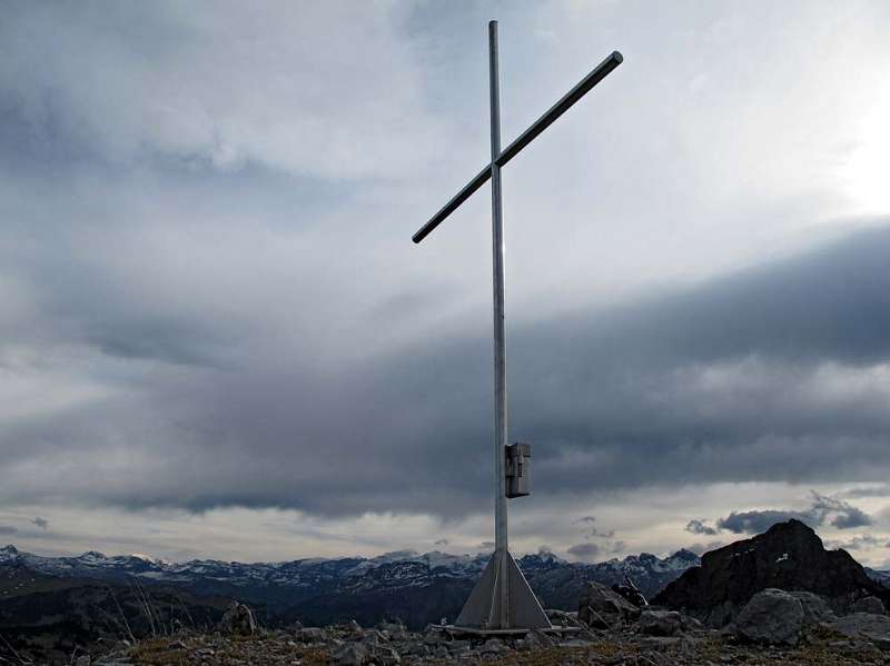 Das Gipfelkreuz von Haggenspitz