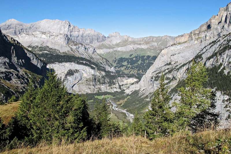 Gasteretal von Balmhornhütte gesehen