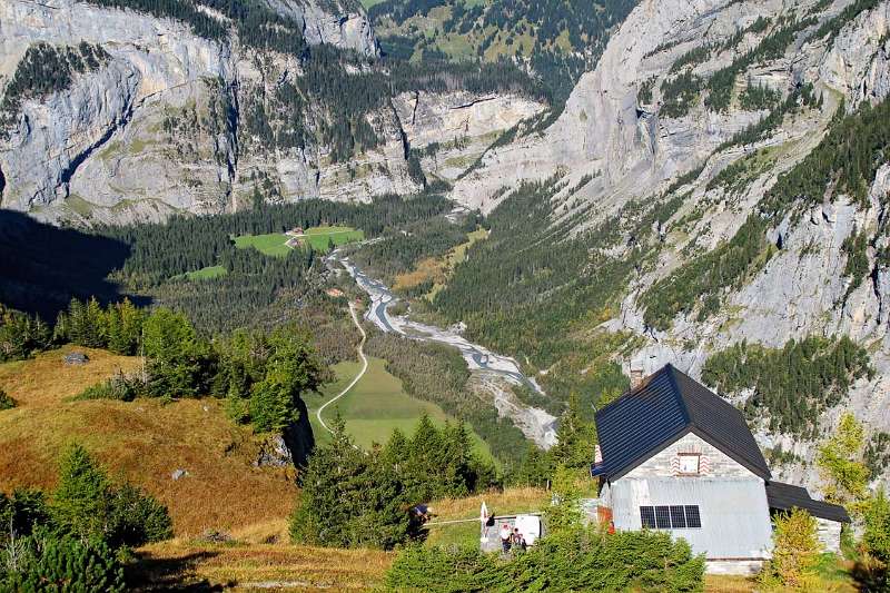 Schön gelegen - Balmhornhütte