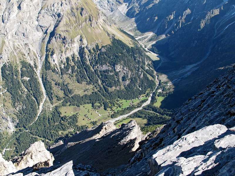 Gasteretal vom Gipfel aus