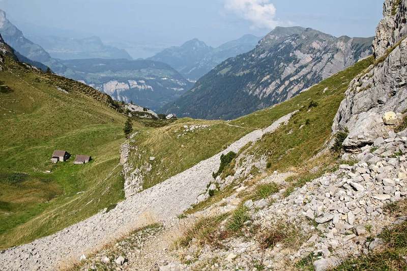 Blick zurück Richtung Lidernenhütte