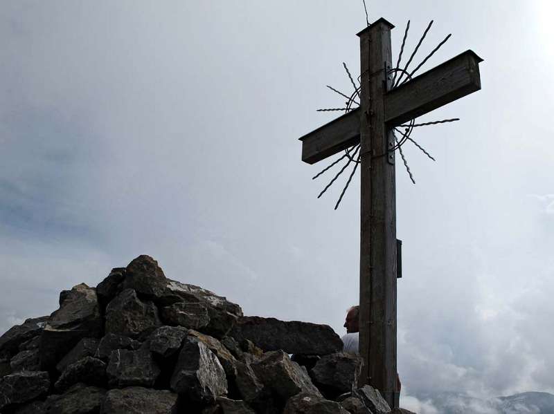 Das Gipfelkreuz von Chaiserstock