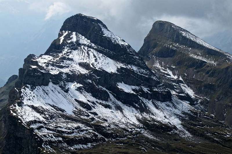 Fulen immer noch mit Schnee bedeckt und Rossstock