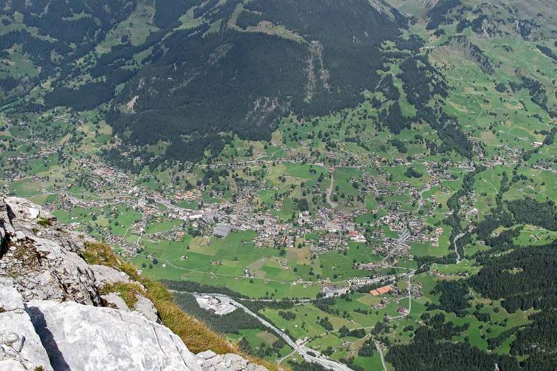 Grindelwald von Klettersteig aus