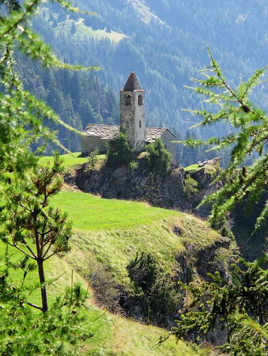 Der erste Blick auf die Kapelle