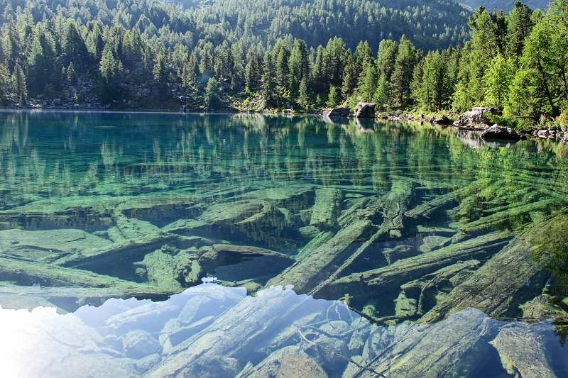 Sehr schöner See Lagh da Saoseo