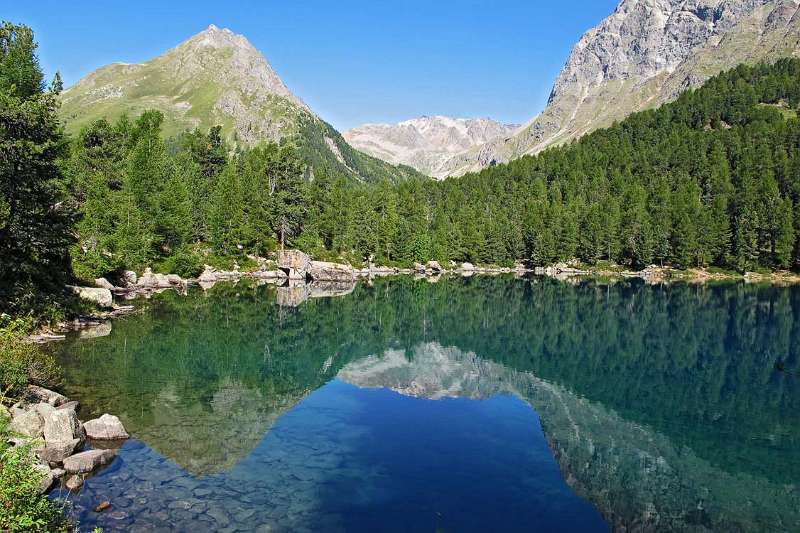 Blick Richtung Val Mera und Piz Ursera - das Ziel der