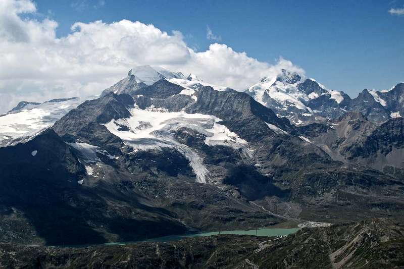 Berninagebirge von Piz Ursera aus