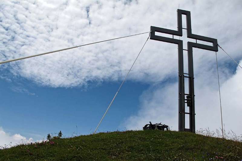 Das Gipfelkreuz von Forstberg