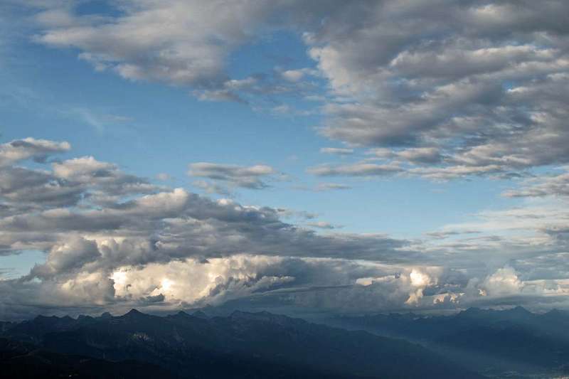 Die Wolken am Abend