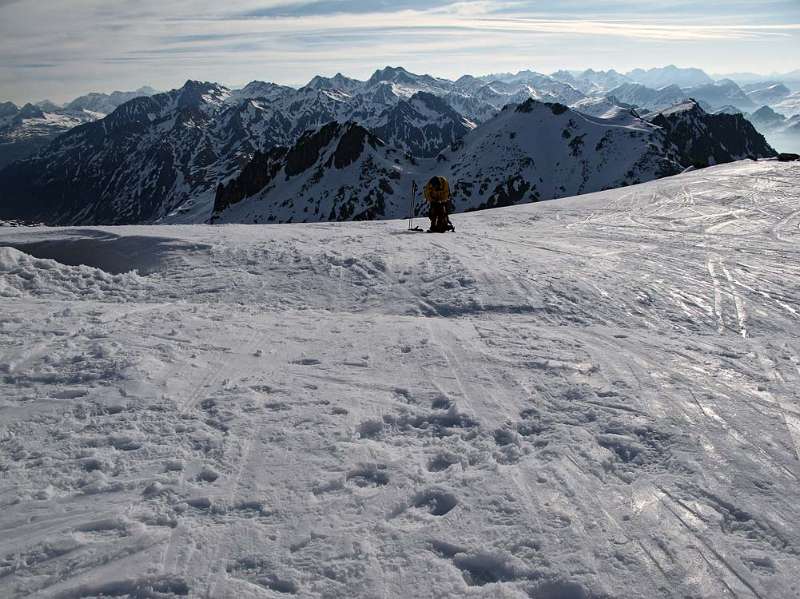 Pause auf dem Top der Welt