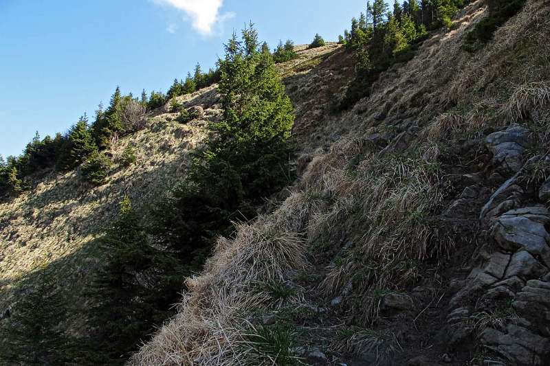 Der Wanderweg vom Bockmattlipass