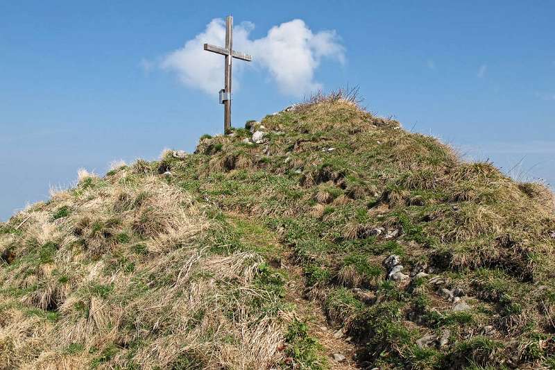 Das Gipfelkreuz von Bockmattli