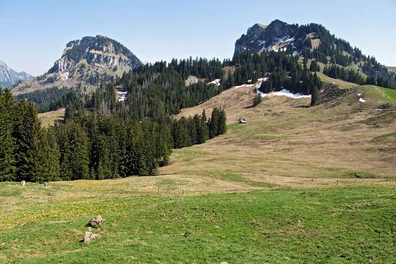 Die beiden, Gross- und Chli Aubrig, v.l.n.r.