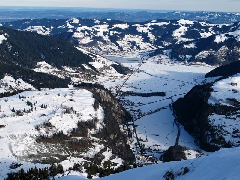 Unteriberg und weiter Sihlsee