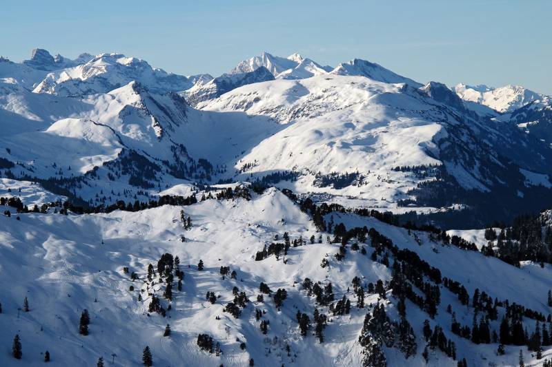 Blick Richtung Berner Berge