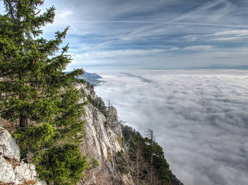 Blick Richtung Aargau - nicht viel zu sehen