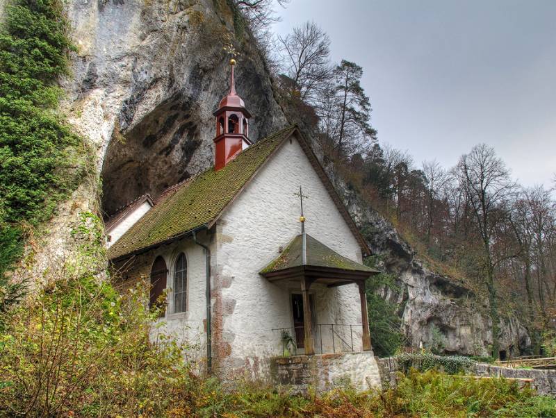 Die Kapelle Sankt Martin in den Felsen