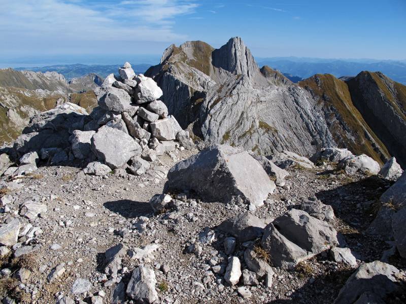 Altmann vom Nordgipfel des Wildhuser Schafbergs aus