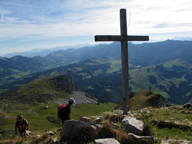 Blick vom Schibegütsch Richtung Chlus und Böli