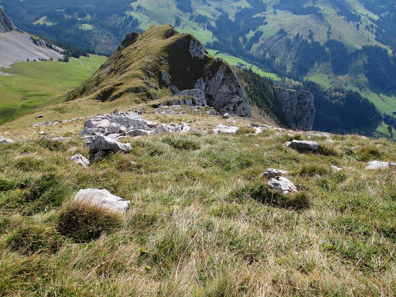 Blick entlang SO Flanke von Schibegütsch