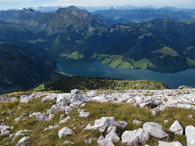 Schöne Aussichten vom Gipfel