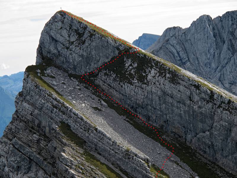 Das nächste Wanderziel - Plattenberg, gezoomt