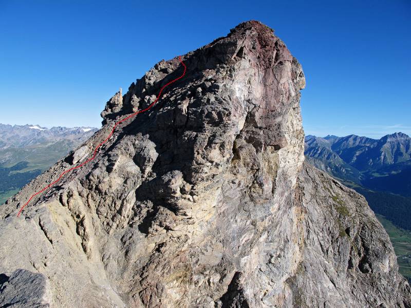 Aufstieg auf den Gipfel