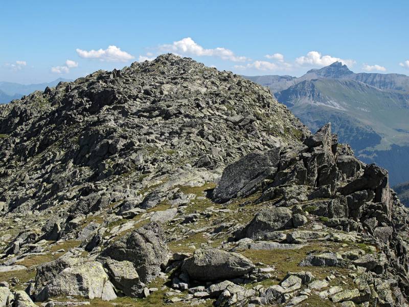 Blick Richtung Nord-Gipfel