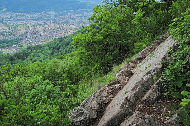 Lägerngrat mit Blick auf Wettingen