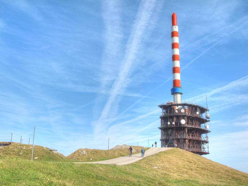 Die Antenne von Chasseral