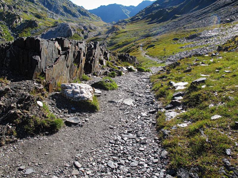 Richtung Scalettahütte