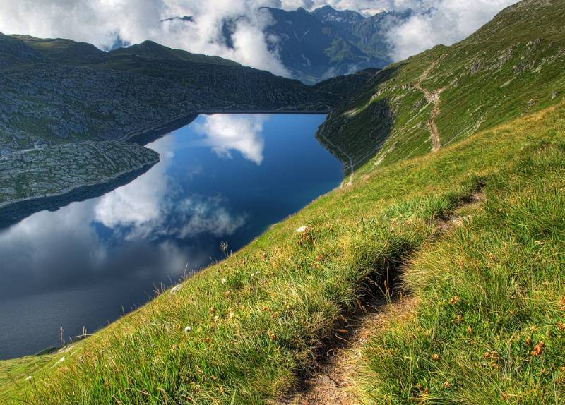 Blick zurück auf Lago della Sella