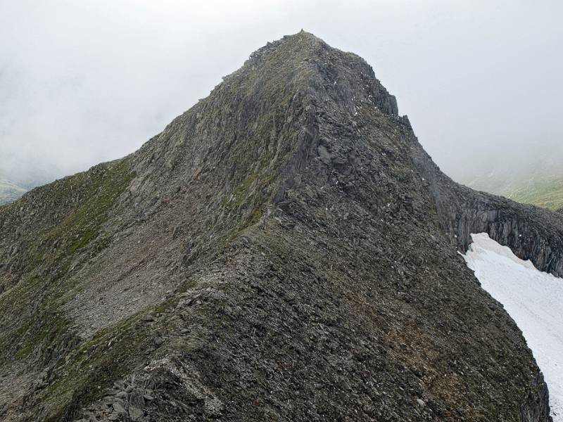 Der Nachbar von Pizzo Centrale - Gamsspitz. Dazwischen ist Guspissattel.