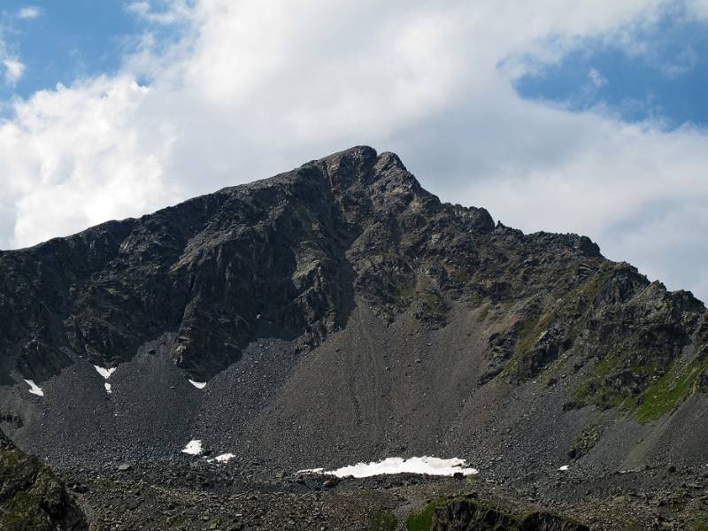 Flüela Schwarzhorn von Osten aus