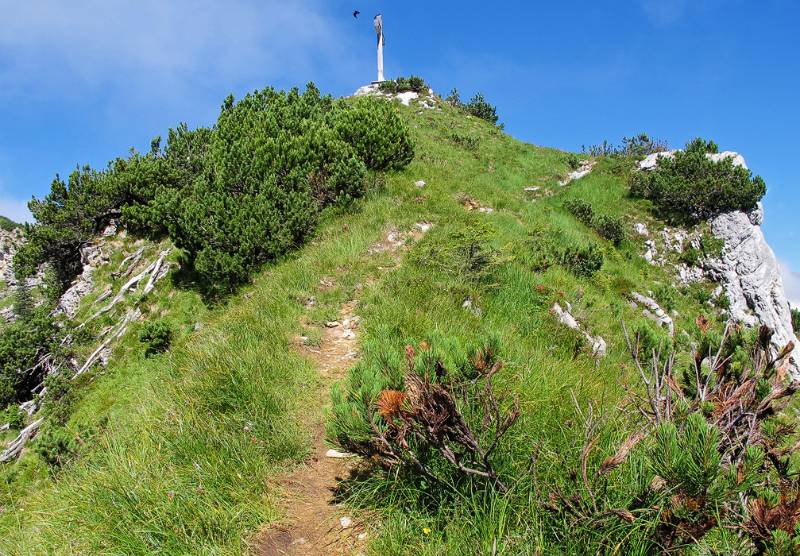 Das Gipfelkreuz von Geissberggrätli