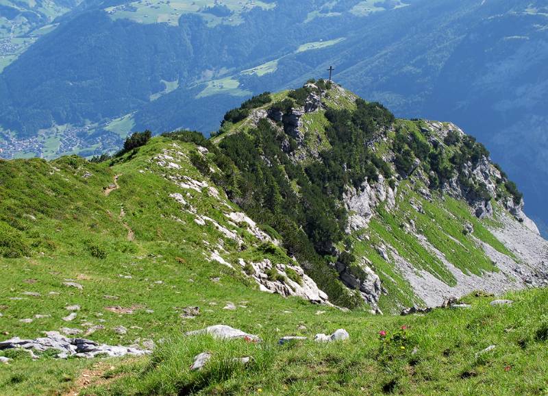 Blick zurück auf Geissberggrätli