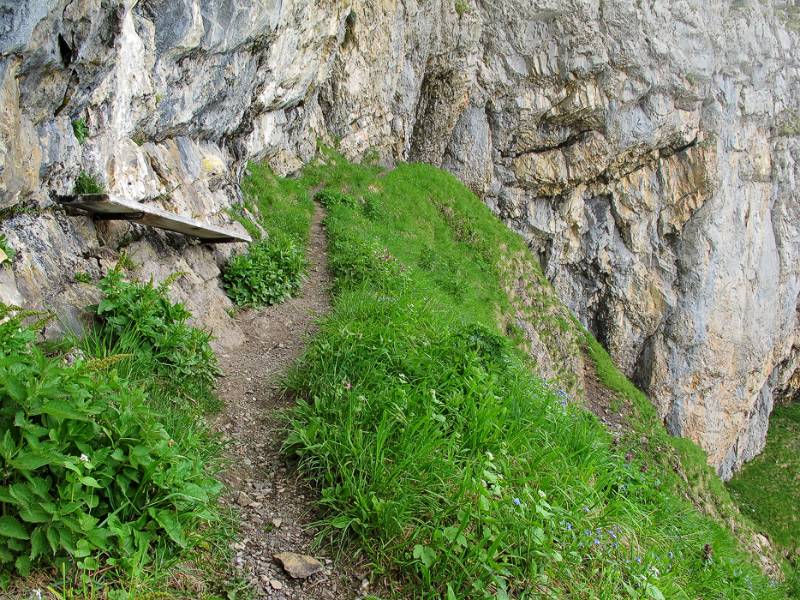 Und der Blick zurück zum Bänkli